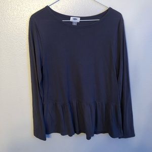 Old Navy | Gray Long Sleeve Top | Size M